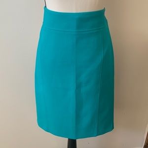 Anne Taylor Loft teal pencil skirt
